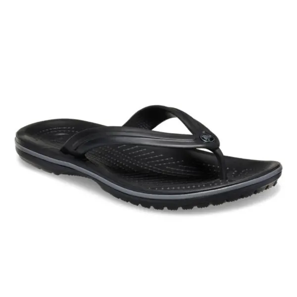 CROCS Crocband Flip รองเท้าแตะผู้ใหญ่สีดำ
